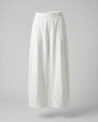 Louisa Casual Linen Trousers in White