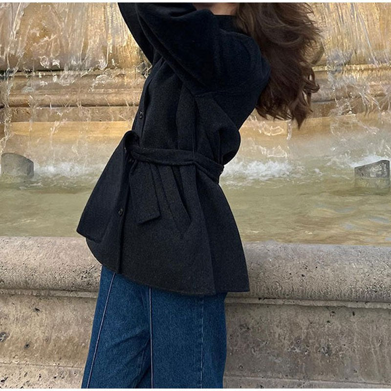 Louisa Comfortable Jacket with Belted