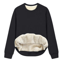Louisa Shirt with Crew Neck in Grey