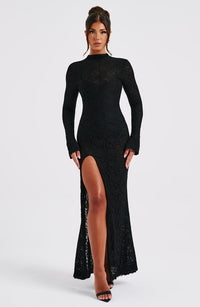 Amaya Maxi Dress - Black