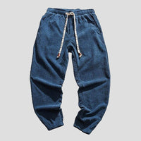 Lucas Corduroy Trousers in Blue