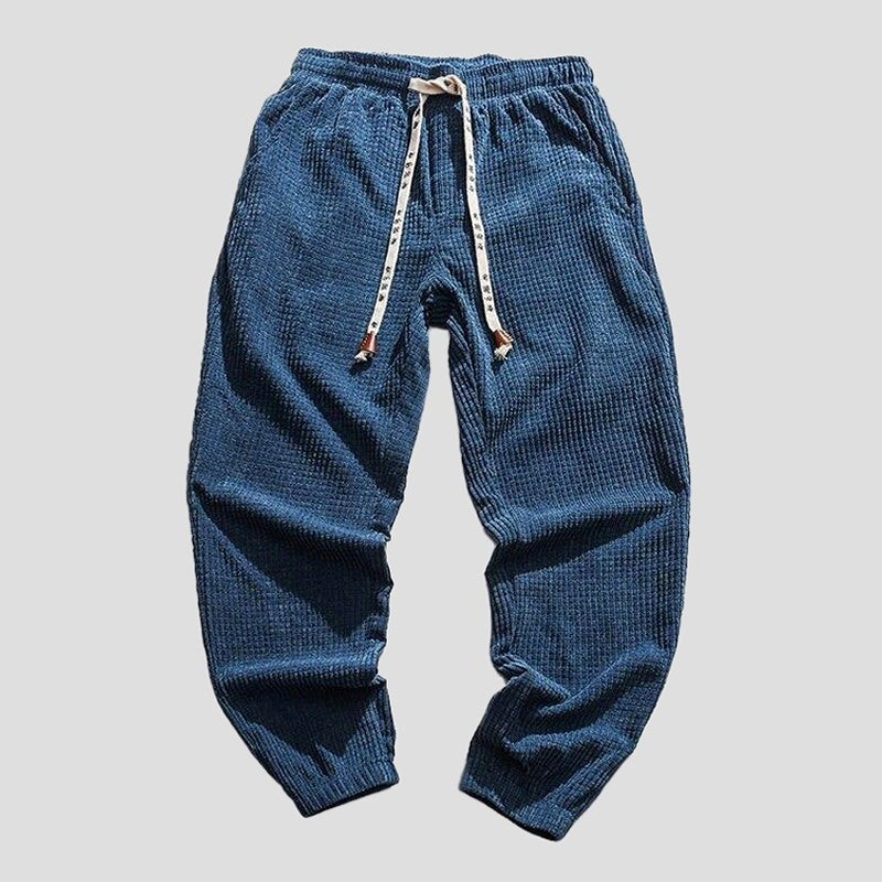 Lucas Corduroy Trousers in Blue