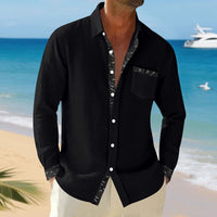 Lucas Relaxed Linen Shirt with Chest Pocket