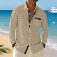 Lucas Relaxed Linen Shirt with Chest Pocket