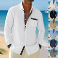 Lucas Relaxed Linen Shirt with Chest Pocket
