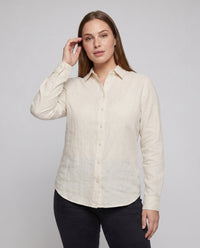 Lucia Airy Linen Blouse