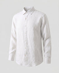 Lucia Airy Linen Blouse in White