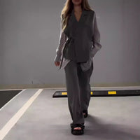 Lucia Elegant Blazer in Grey