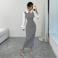 Lucille Elegant Dress with Puff Sleeve