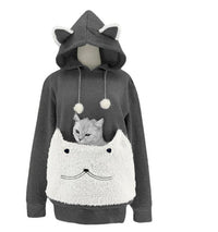 Lucille Hoodie with Hood in Dark Grey