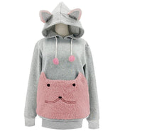 Lucille Hoodie with Hood in Pink