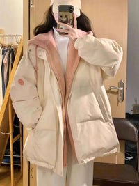Lucille Jacket with Hood in Beige