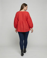 Lucille Linen Blouse