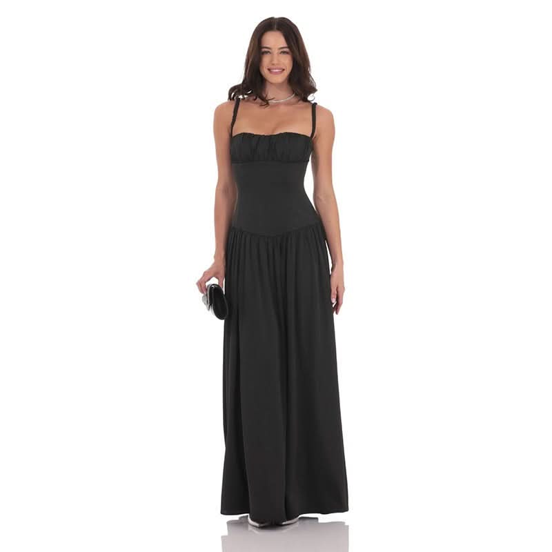 Lucy | Satin Maxi Dress