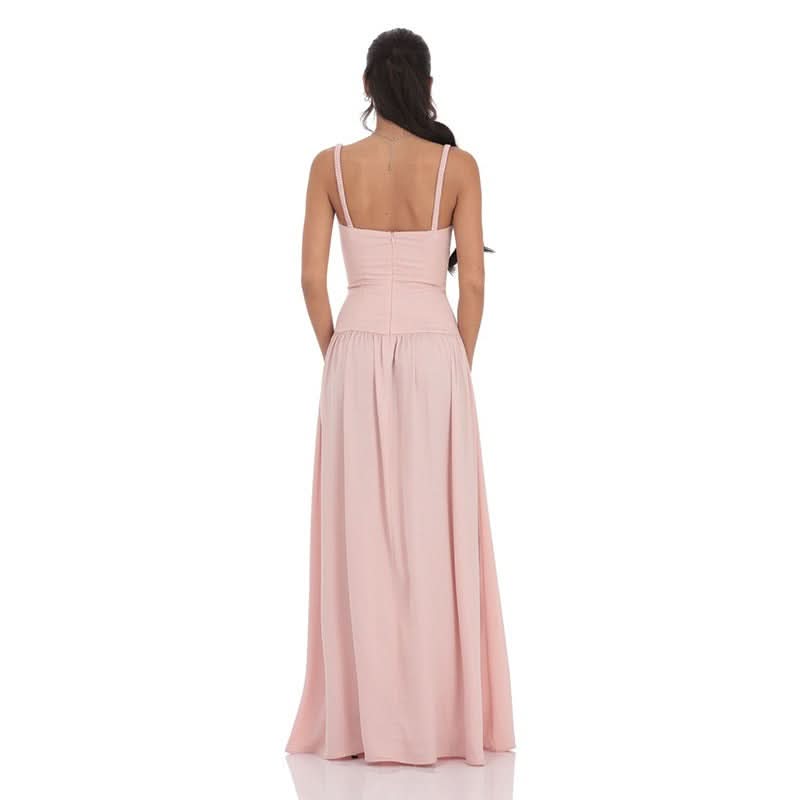 Lucy | Satin Maxi Dress