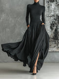 Lucy™ Turtleneck & Pleated Skirt Set