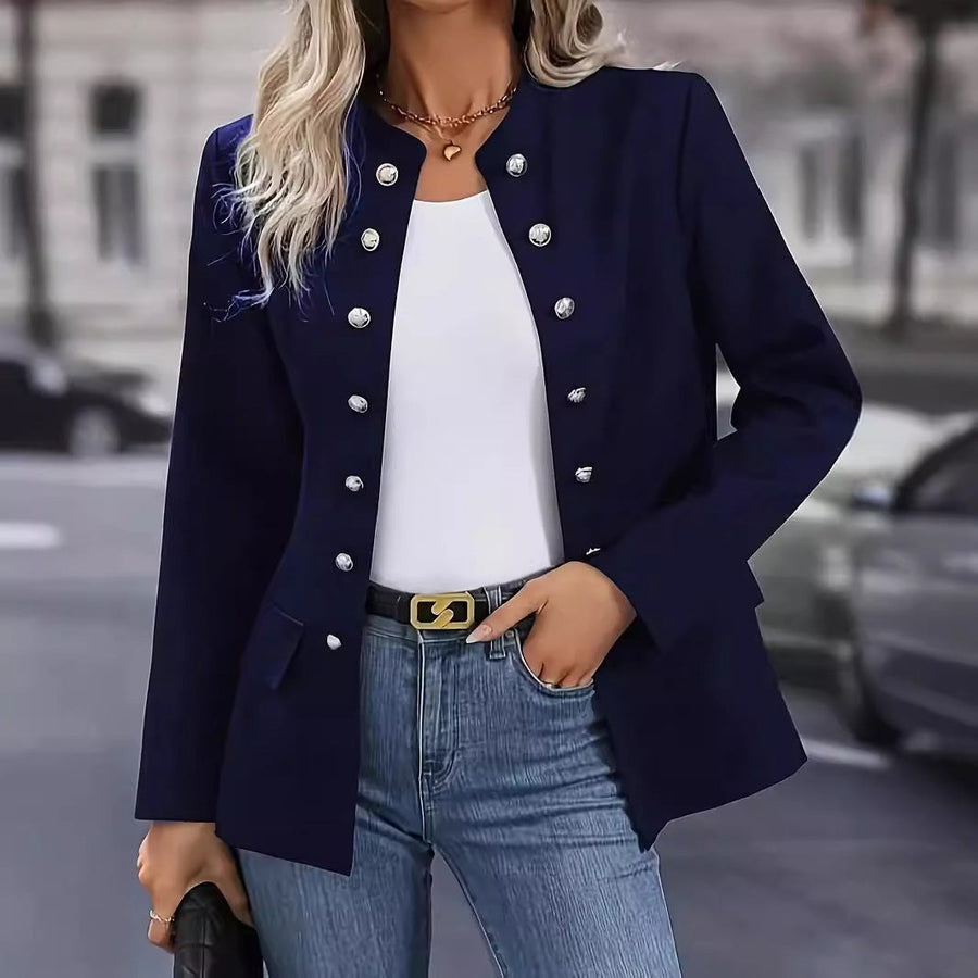 Ludmila Elegant Blazer in Blue