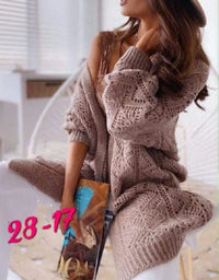 Ludmila Knit Cardigan in Khaki