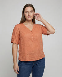 Ludmila Linen Blend Blouse