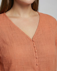 Ludmila Linen Blend Blouse