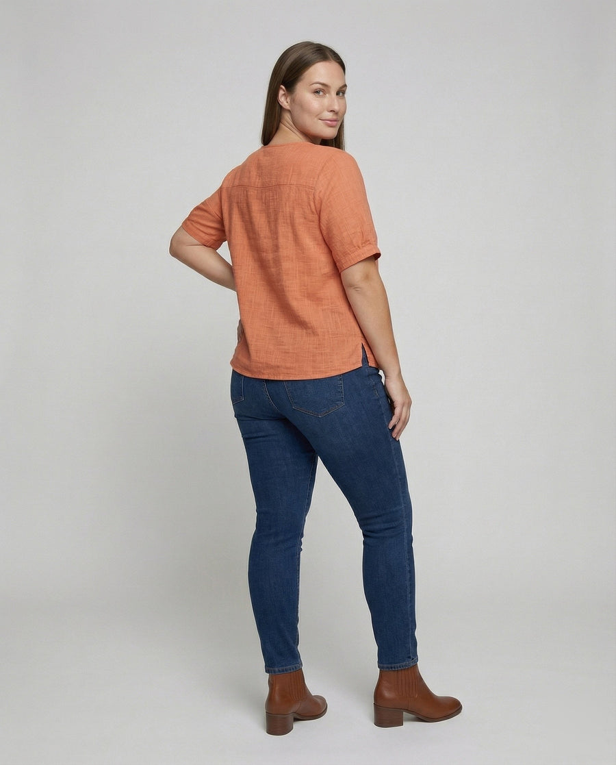 Ludmila Linen Blend Blouse