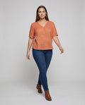 Ludmila Linen Blend Blouse