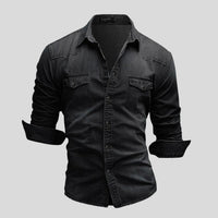 Ludwig Denim Shirt in Black