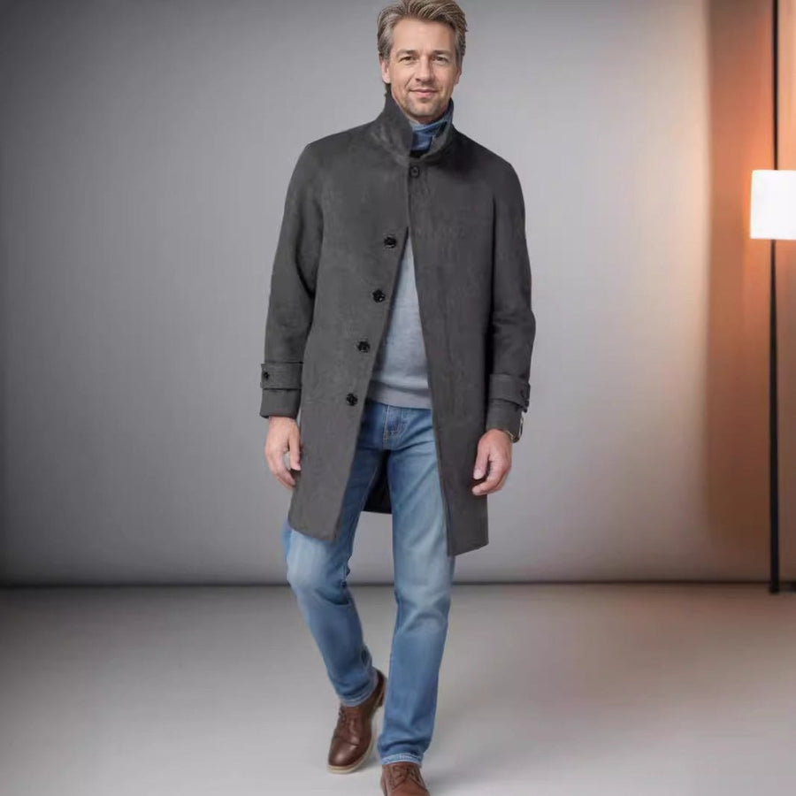 Ludwig Elegant Trench Coat with Belted