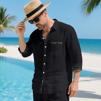 Ludwig Linen Shirt with Chest Pocket