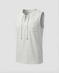 Ludwig Linen Top in White