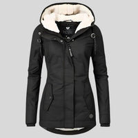 Lumi Coat with Hood in Black