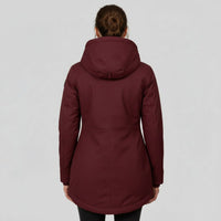 Lumi Coat with Hood in Red