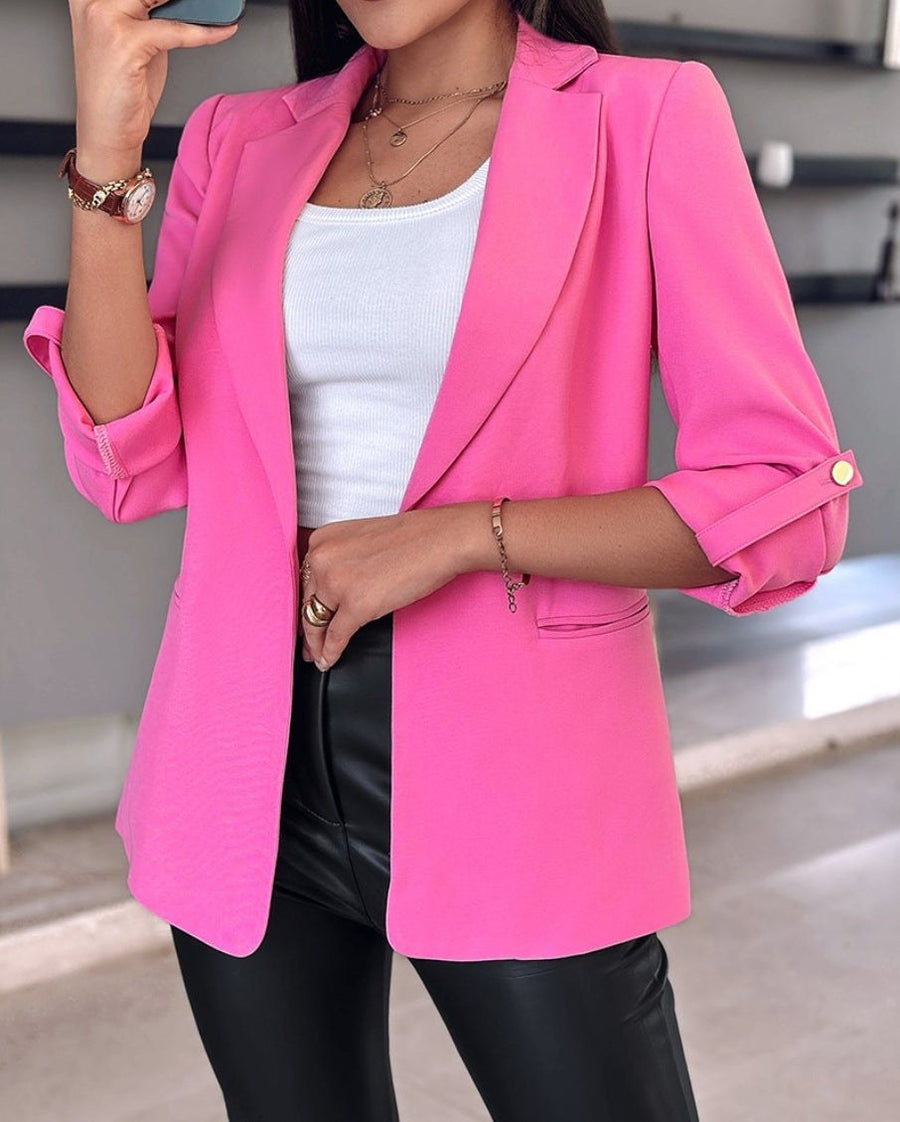 Lumi Elegant Blazer in Pink