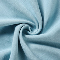 Luna Women's Strapless Wide Leg Jumpsuit Tie Waist in Light Blue