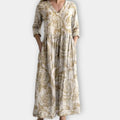 Lustrous™ Chic Flowy Bohemian Summer Dress