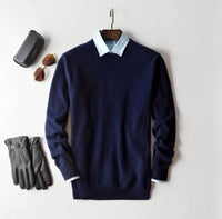 Luuk Elegant Sweater in Navy