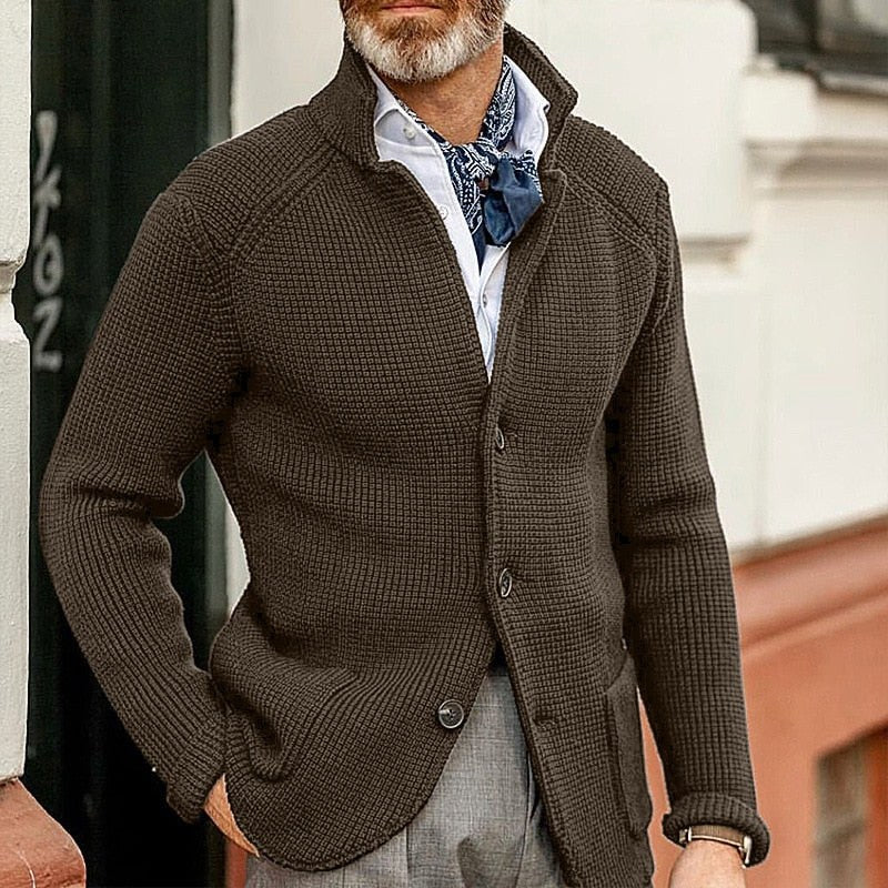 Luuk Elegant Vest in Coffee
