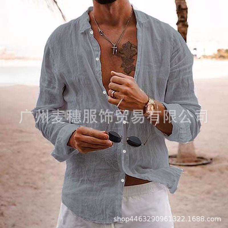 Luuk Shirt in Light Grey