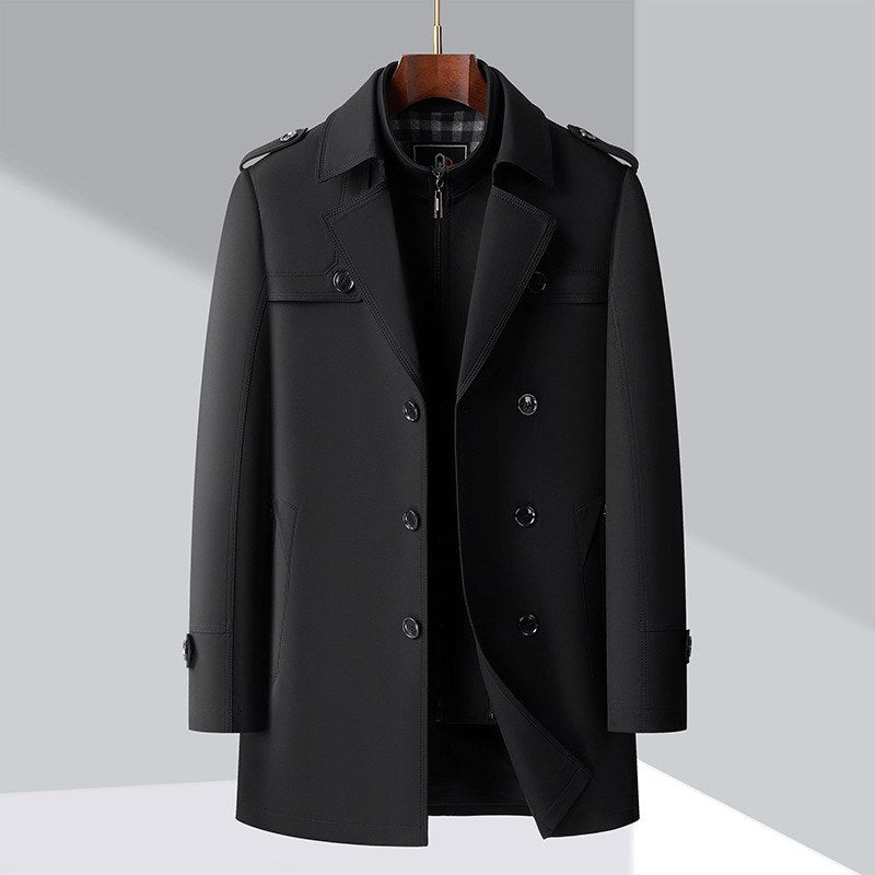 Luuk Trench Coat in Black
