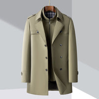 Luuk Trench Coat in Khaki