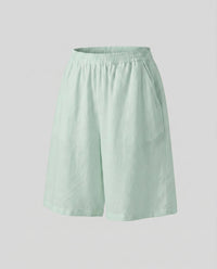 Lyra Airy Linen Shorts in -