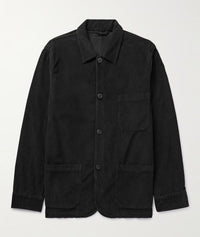 Lyra Casual Corduroy Jacket in Black