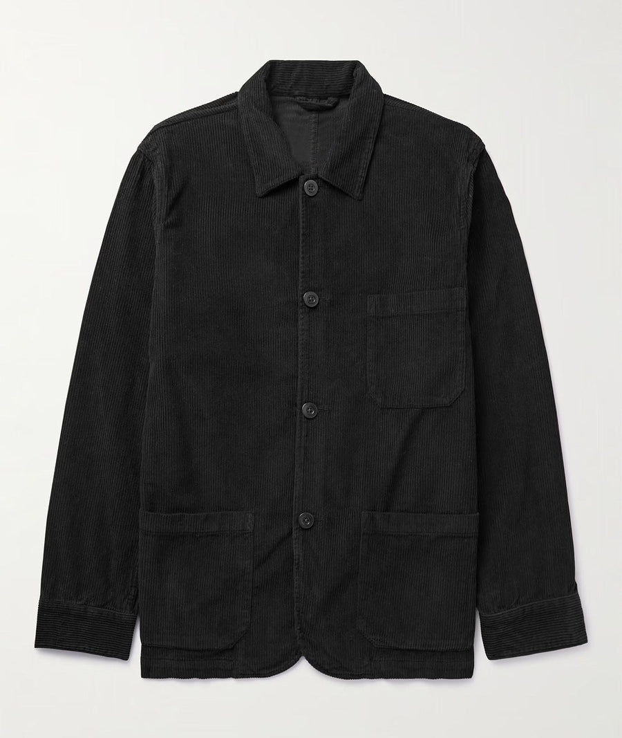 Lyra Casual Corduroy Jacket in Black