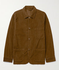 Lyra Casual Corduroy Jacket in Khaki