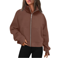 Lyra Comfortable Jacket in Brown