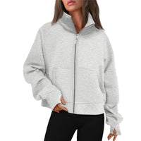 Lyra Comfortable Jacket in Light Grey