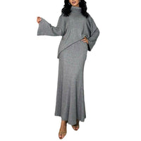 Lyra Elegant Maxi Dress in Black
