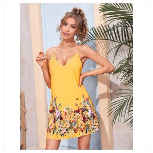 Floral Print Cami Dress
