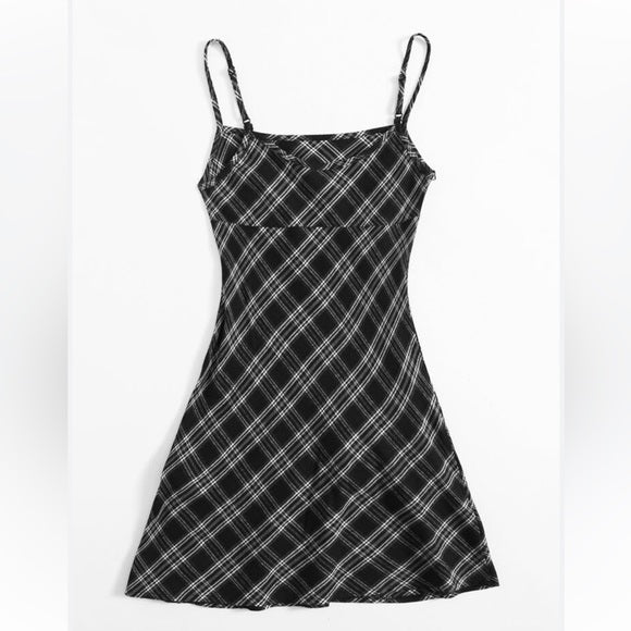 Shein Plaid Mini dress