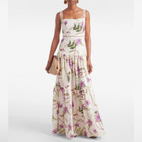 Lima printed cotton maxi dress